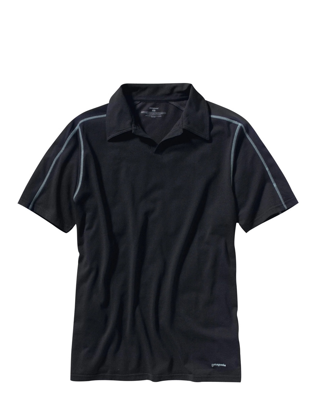 Patagonia Grey Classic Cotton Gorpcore Outdoor Stretch Polo Medium